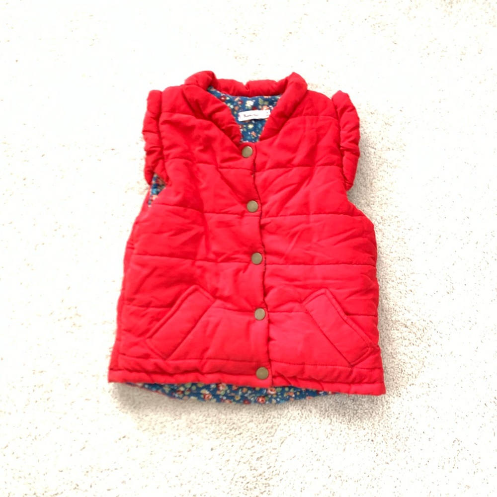 Size 6 button up vest